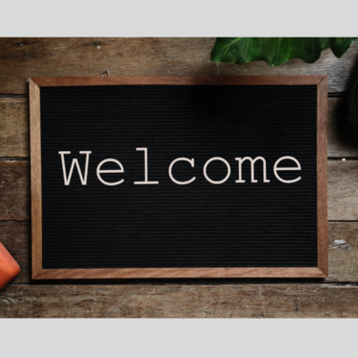 Welcome sign
