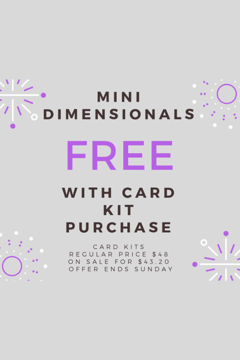 Free Mini Dimensionals (AKA Bump-its)