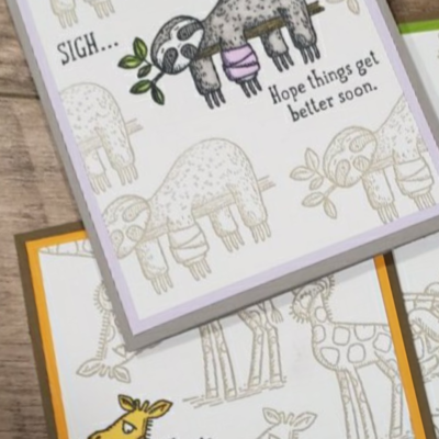 Back On Your Feet Simple Well Wishes cards