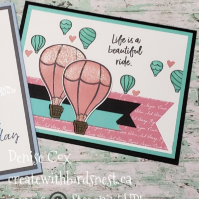 Stampin' Up! Above the Clouds cards