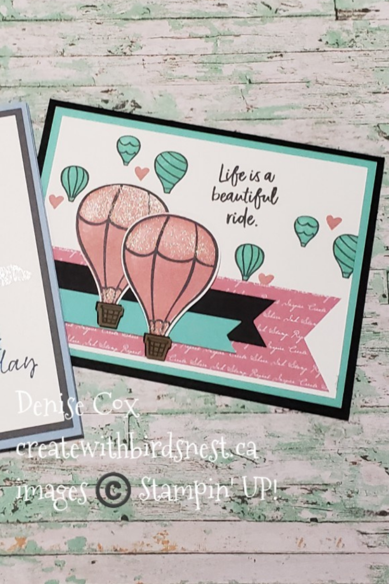 Stampin' Up! Above the Clouds cards