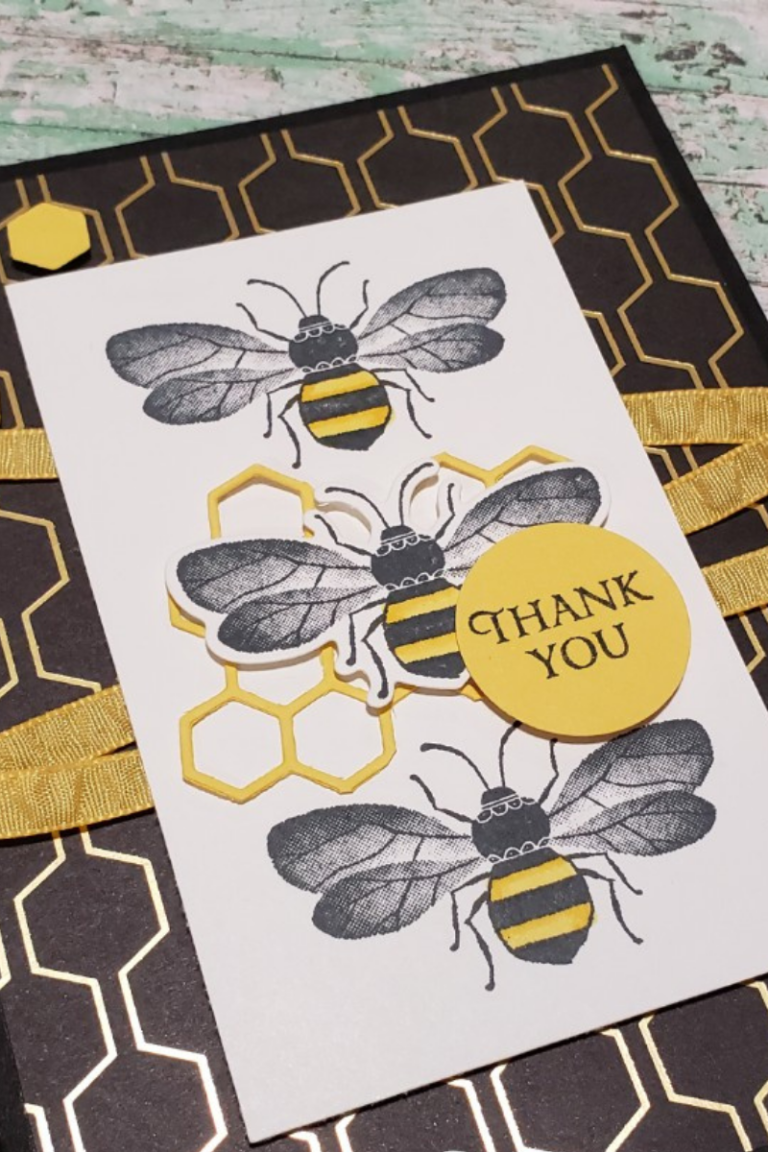 Honey Bee Thank you card