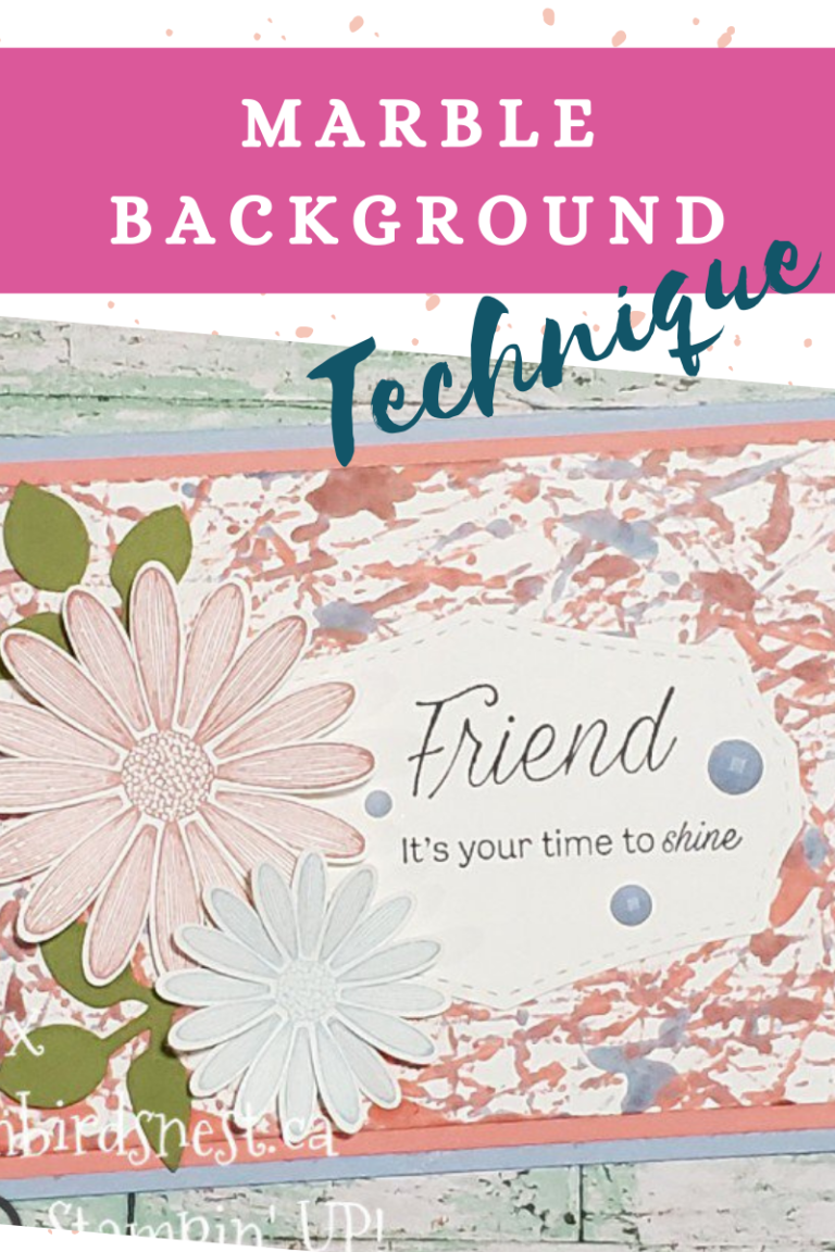 A Fun Marble Background Technique