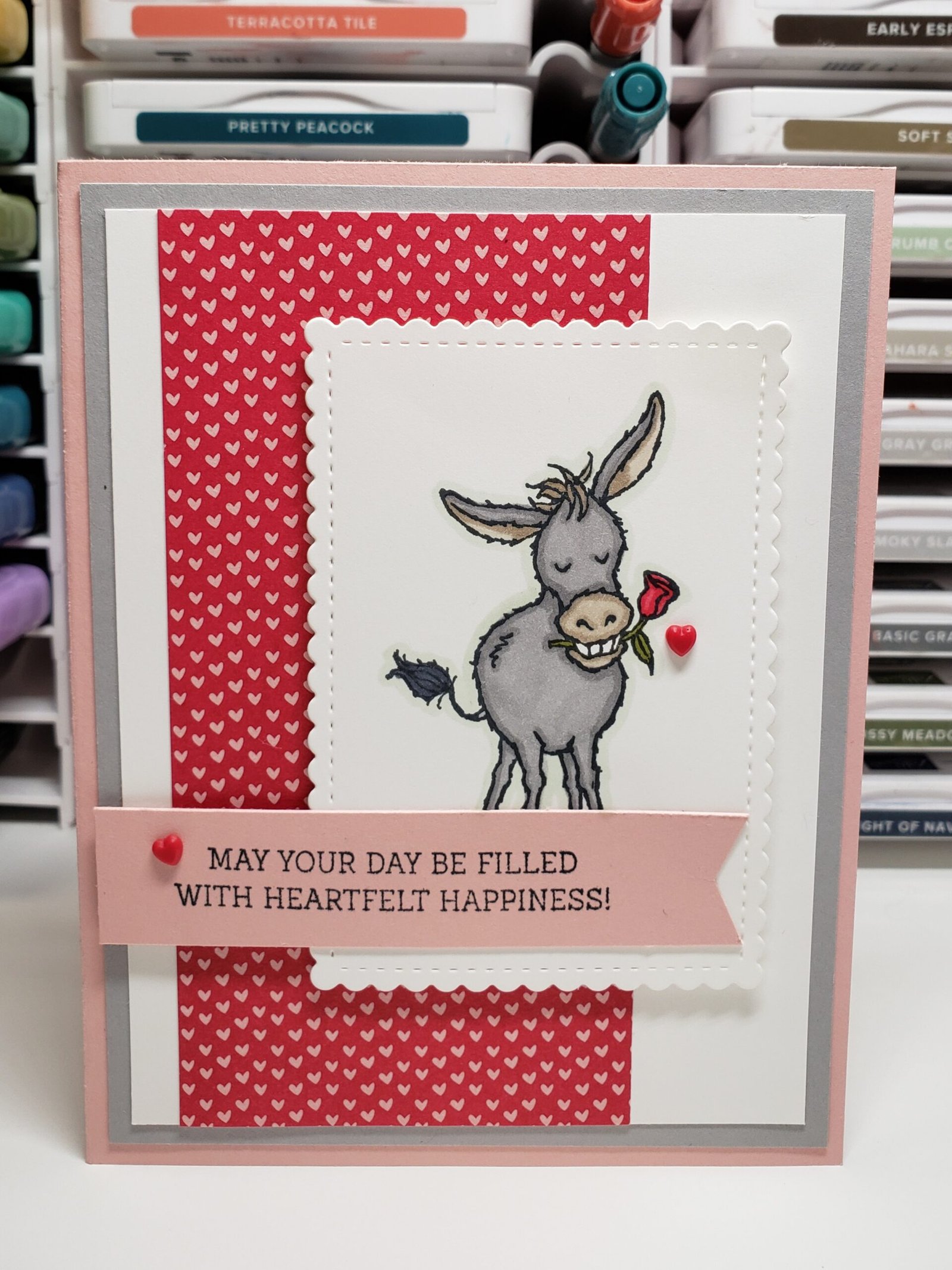 Darling Donkeys Birthday Card - Fun &amp; Simple • Birdsnest Designs