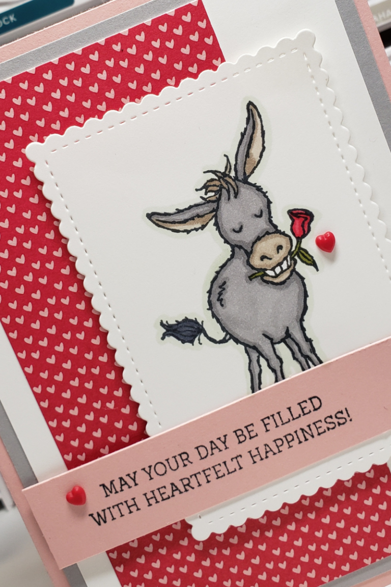 Darling Donkeys Birthday Card – Fun & Simple