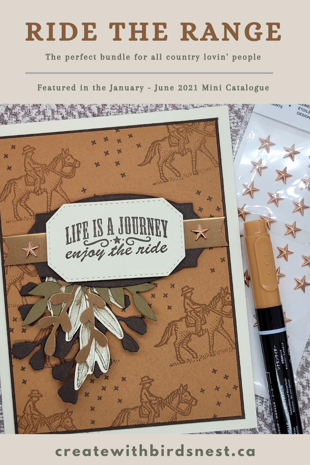 Ride the Range: Country Style Cards via @denise34