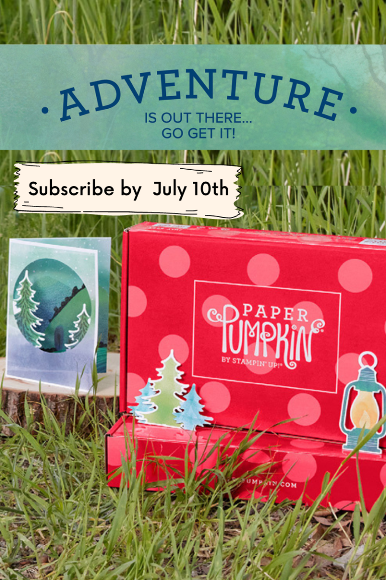The Adventure Begins Paper Pumpkin July 2021