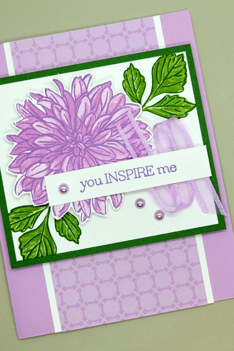 Delicate Dahlias for all Stampers