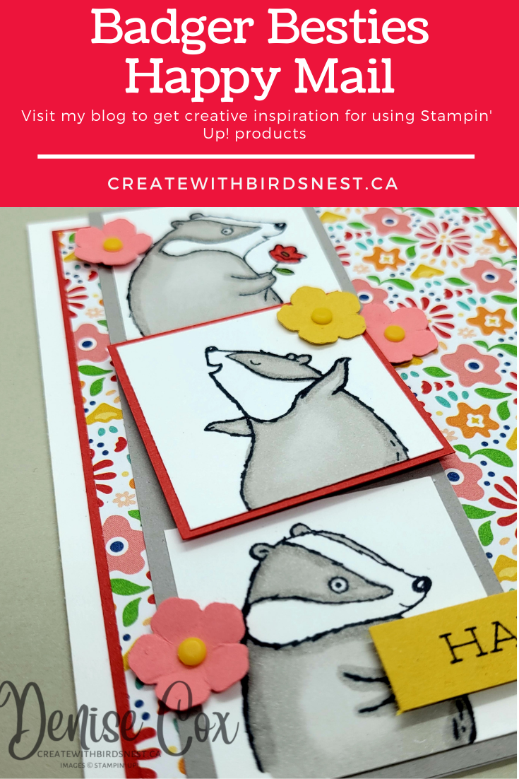 Let’s Create Badger Besties Happy Mail! via @denise34