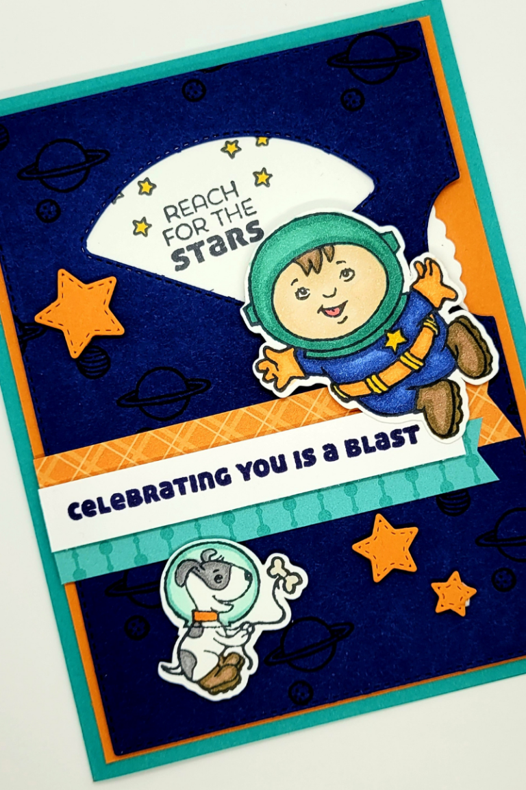 Give It A Whirl: Stellar Birthday Card