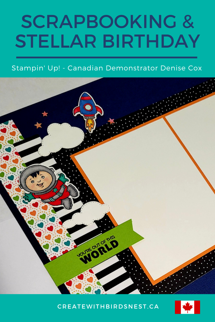 Scrapbooking with Stellar Birthday via @denise34