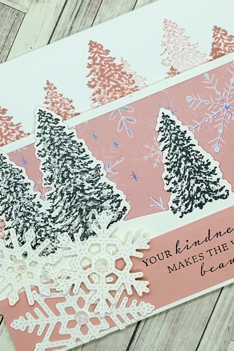 Peaceful Cabin & Stitched Snowflakes