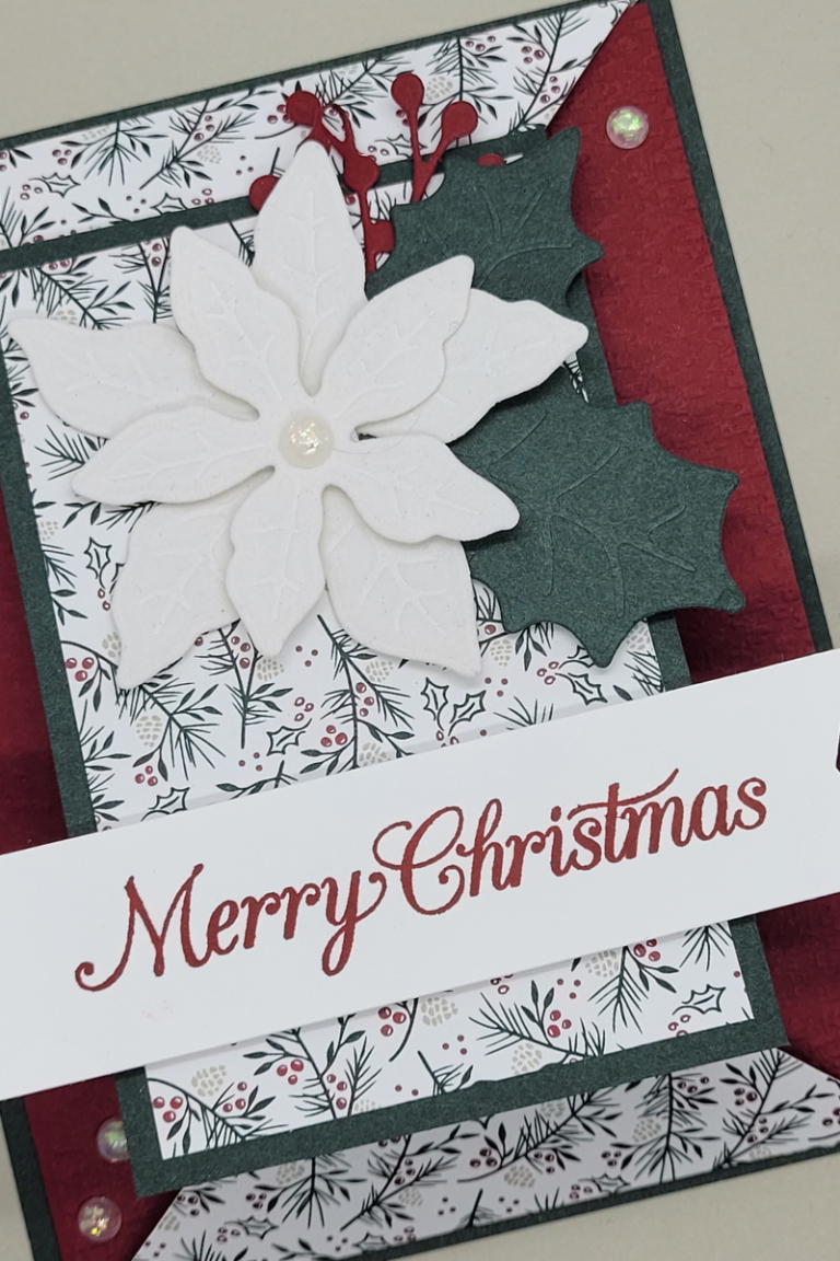 Poinsettia Petals: Double Flap Fun Fold
