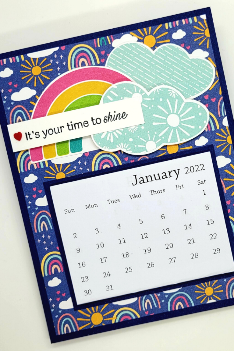 Sunshine & Rainbows Desk Calendar