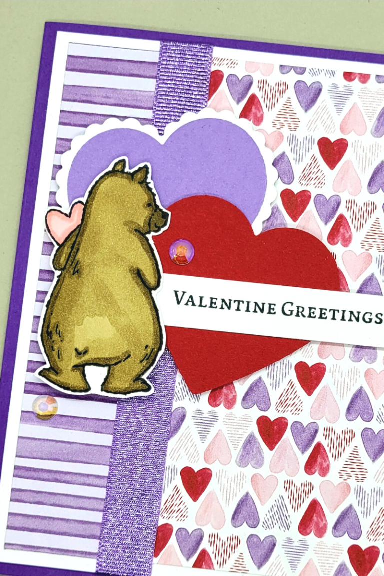 Valentine Card with Count On Me and Love & Happiness