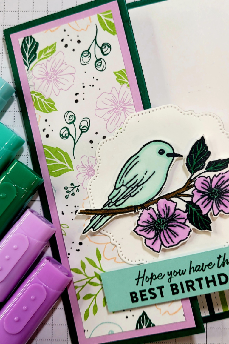 Stampin’ Up! Friendly Hello Z-Fold Card