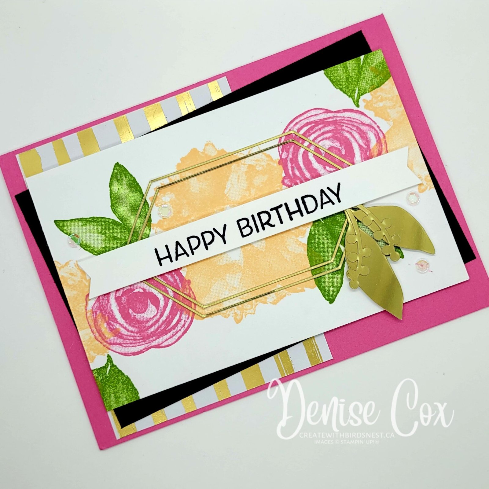 Artistically Inked Happy Birthday Card • Birdsnest Designs
