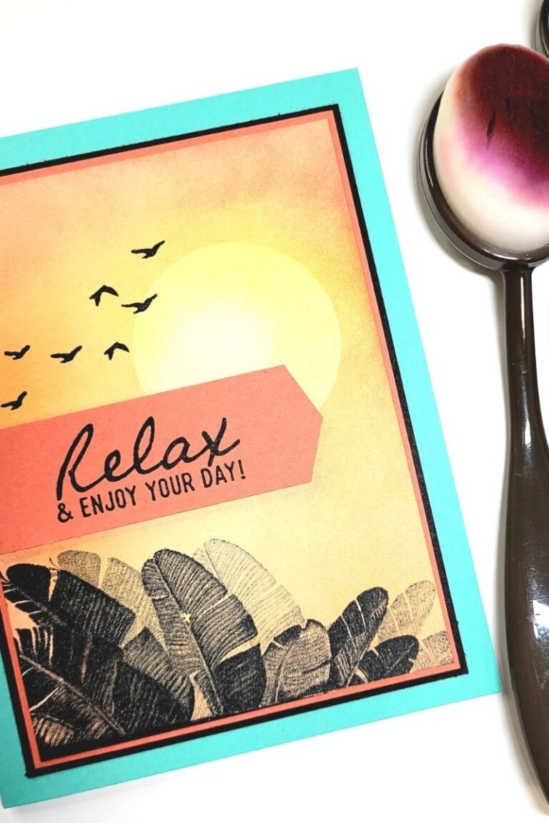 Quick & Easy Island Vibes Sunset Card