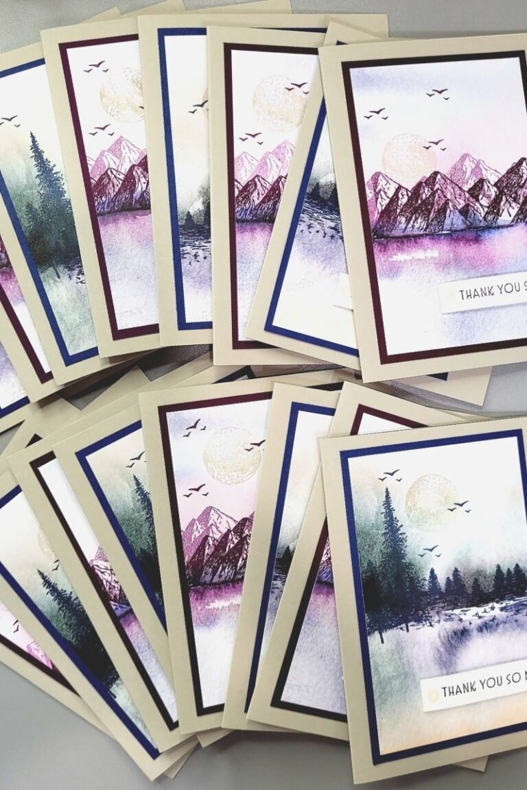 Demonstrator Training Program Blog Hop – February 2022 – Mountain Air Customer Thank You Cards