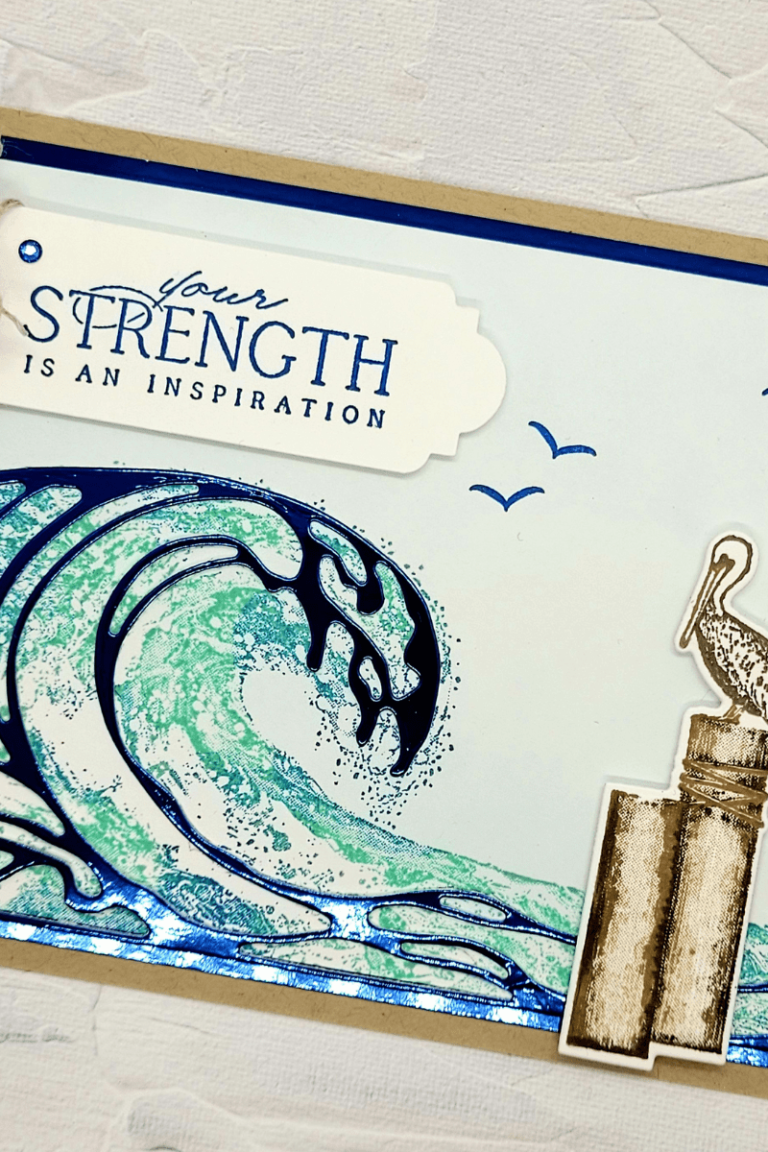 Waves of the Ocean with Fun Stamping Techniques