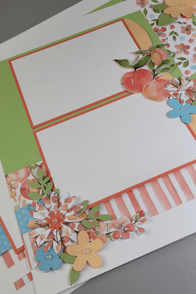 You’re A Peach Layout: Trip Achievers Blog Hop