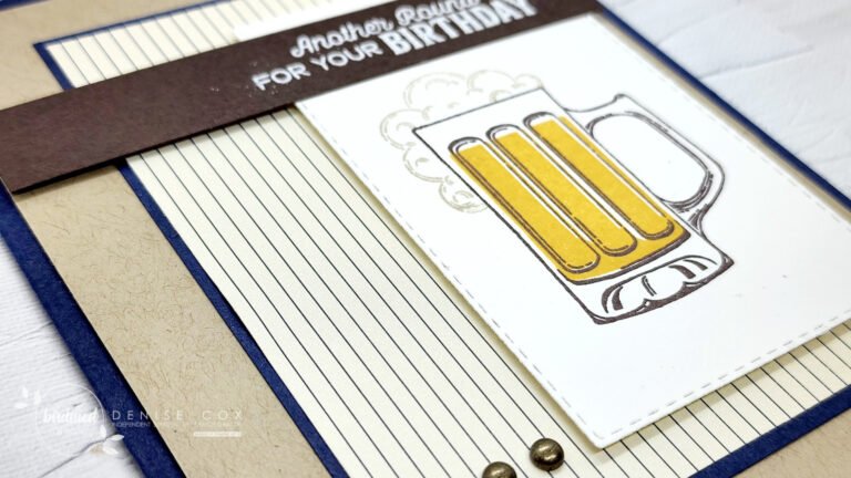 Quick & Easy Masculine Card: Brewed For You