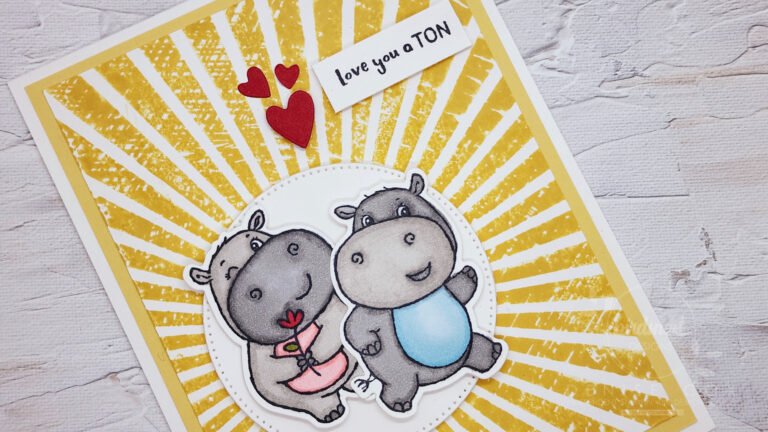 Hippest Hippos & Rays of Light Stampin' Up!