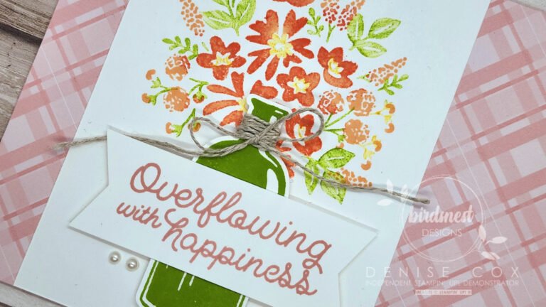 Two Step Stamping with Stampin' Up! Bottled Happiness Bundle and the stamparatus, a CASE from the Stampin' Up! 2022-2023 Annual Catalogue