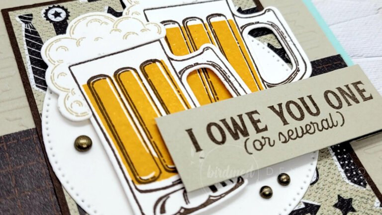 Stampin’ Up! Brewed For You Thank You Card