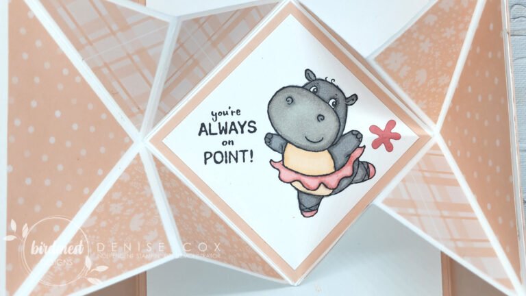 Stampin' Up! Hippest Hippos Gatefold Explosion Fun Fold