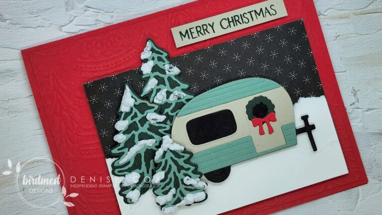 Create Fun Christmas Cards with the Tree Lot Dies