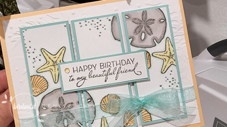 Stampin' Up! Friends Are Like Seashells Birthday Card