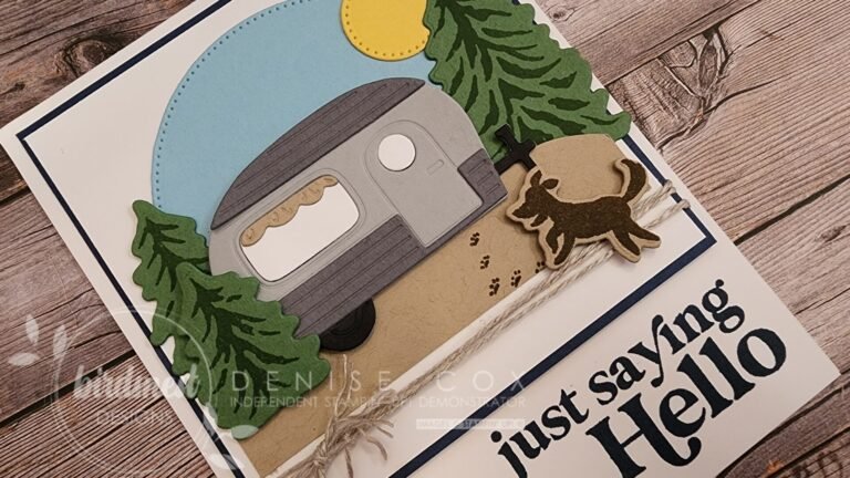 Create Fun Camping Cards with the Tree Lot Dies