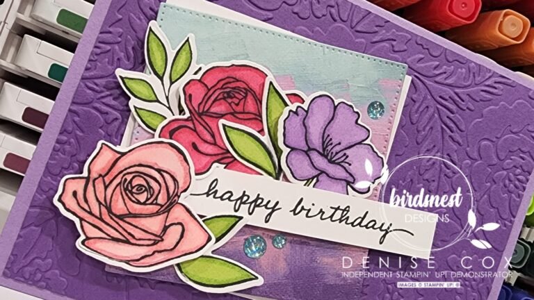 Beautiful Birthday Card with Happiness Abounds