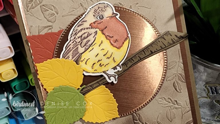 Autumn Cardmaking with Stampin’ Up! Perched In A Tree Bundle