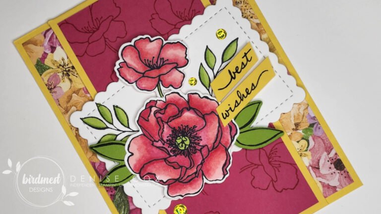 Stampin' Up! Happiness Abounds Fancy Fold