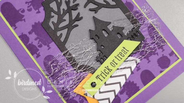 Let’s Stamp A Scary Cute Card For Halloween