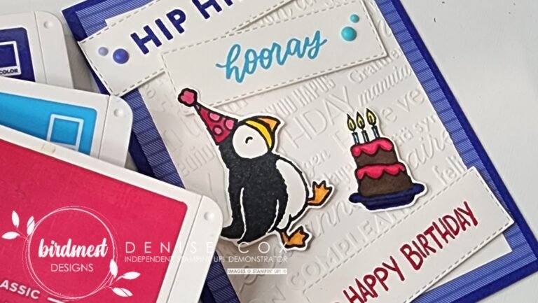Party Puffins & Good Feelings Birthday Card