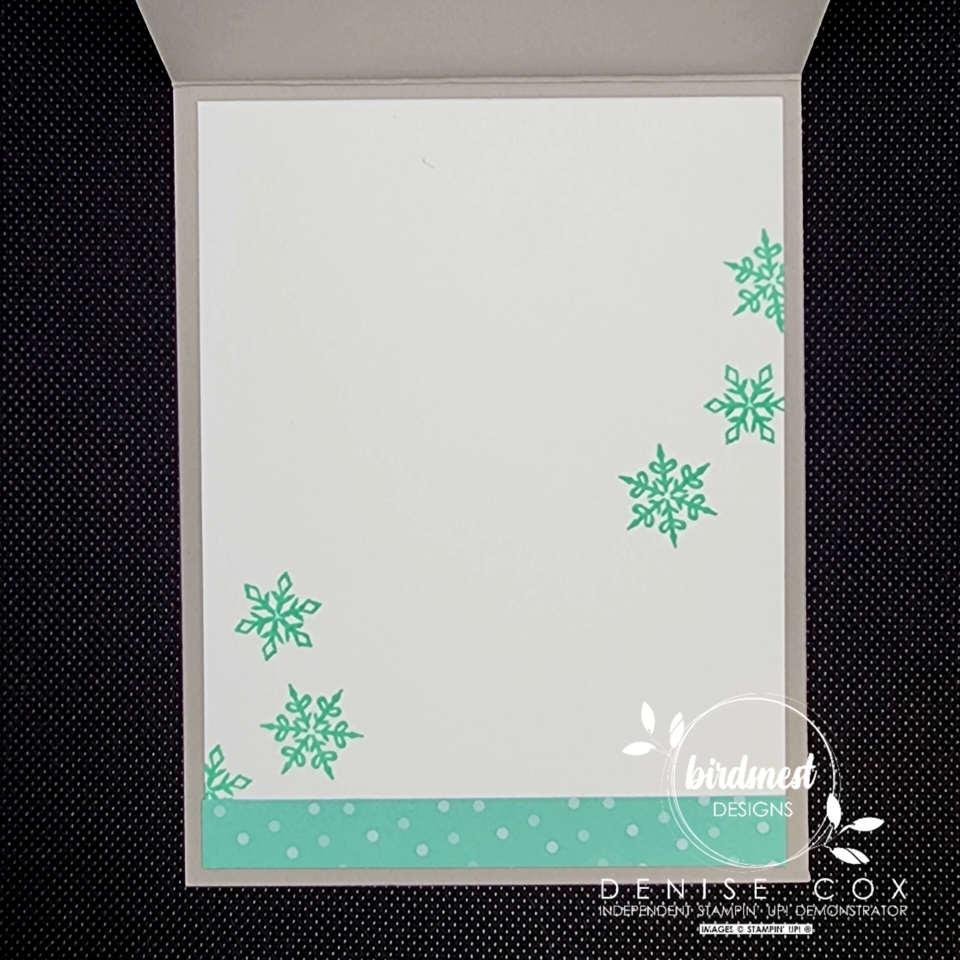 Winter theme birthday card with a Yeti from Stampin' Up! Yeti To Party bundle