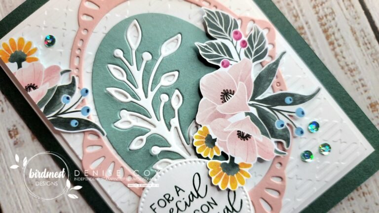 A Special Card with the Fitting Florets Collection
