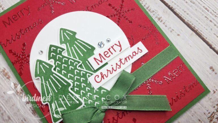 Spruced Up Traditional Christmas Card