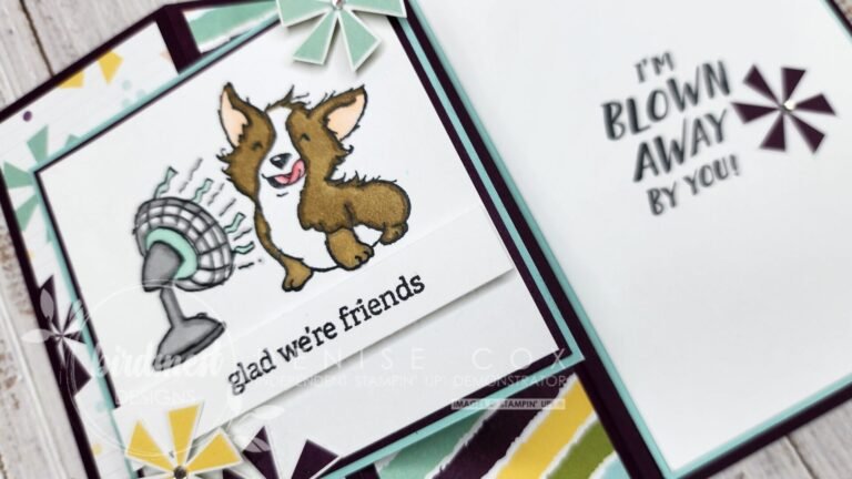 Glad We’re Friends Z-Fold Card
