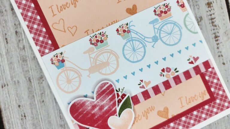 Country Floral Lane: Simple Love You Card
