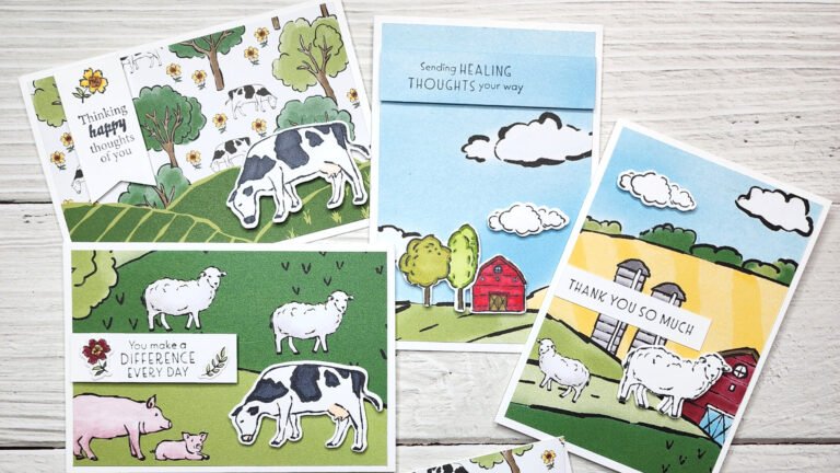 On The Farm Notecards