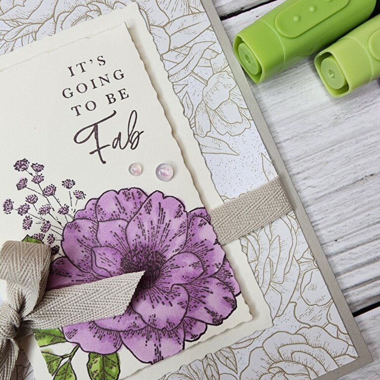 Stampin’ Up! Cottage Rose Birthday Card