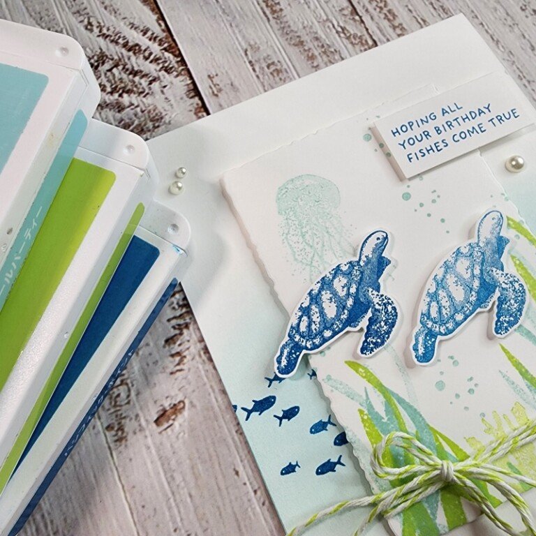 Birthday Fishes with Stampin’ Up! Whale Done