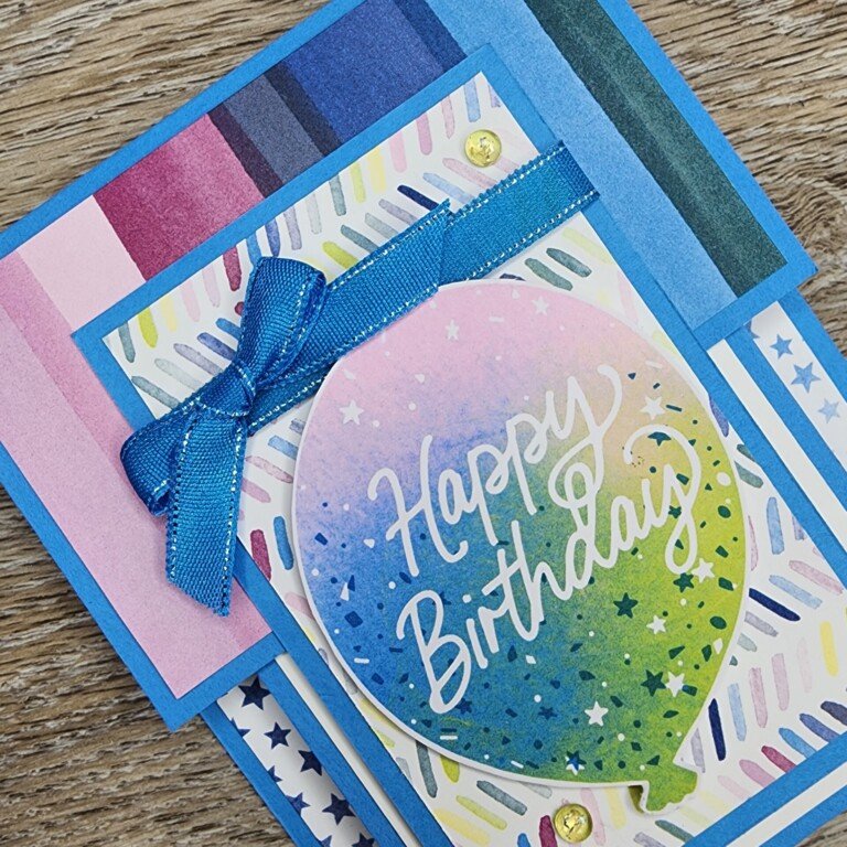 Bright & Beautiful Double Flap Fun-Fold Card
