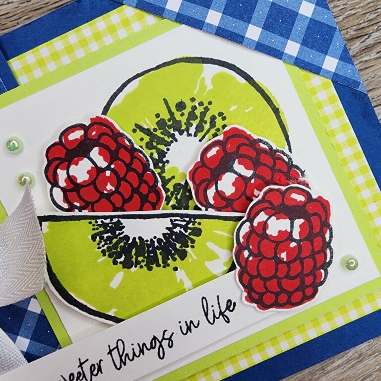 Hello Kiwi Fold & Tuck Fancy-Fold Card