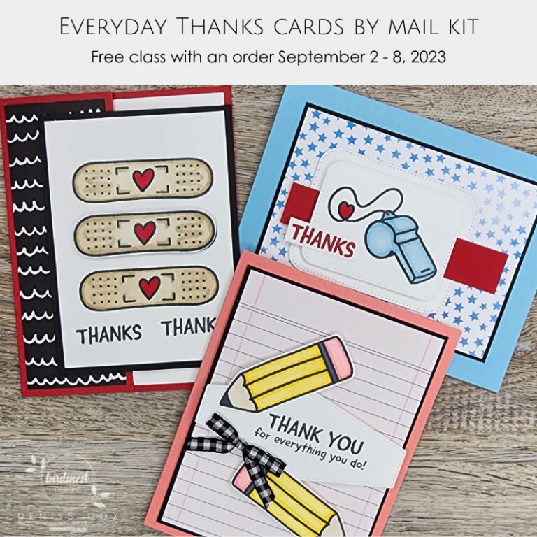 Everyday Thanks Cards By Mail Free Class