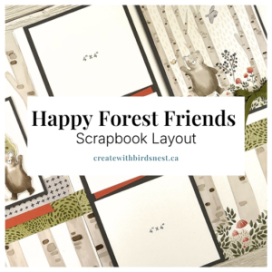 Happy Forest Friends Scrapbook Layout